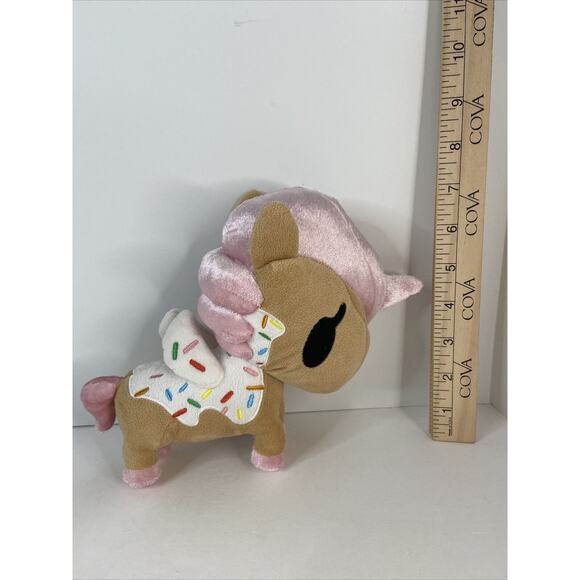 Tokidoki Dolce Unicorno Neon Star Plush Stuffed Animal 7.5” Tall Just Play Toy - Picture 1 of 6